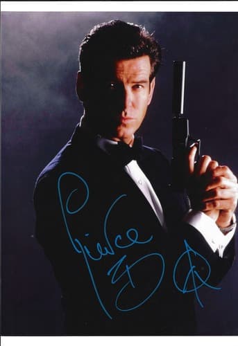 Pierce Brosnan Signed Photo