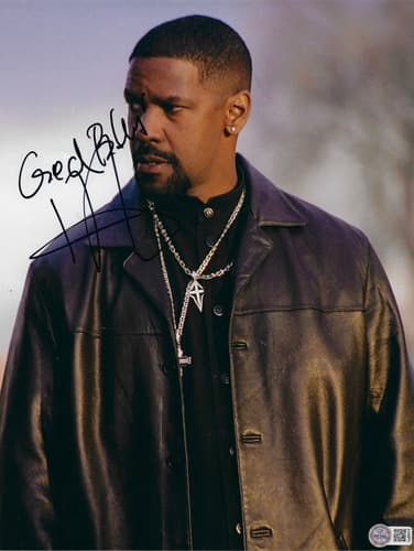 Denzel Washington Signed Photo